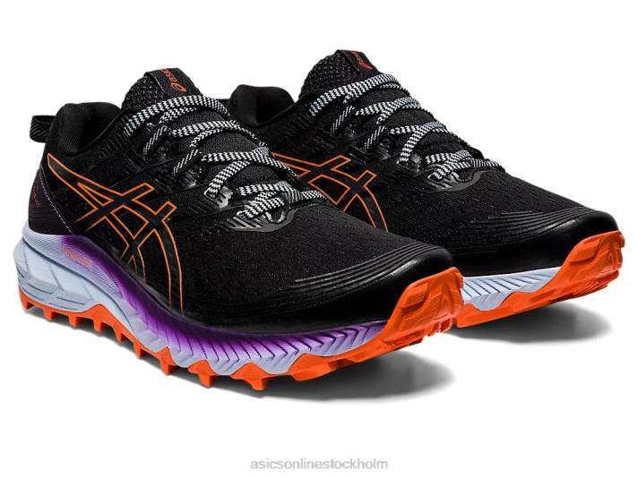 Asics gel-trabuco 10 kvinnor D6D02880 svart/nova orange