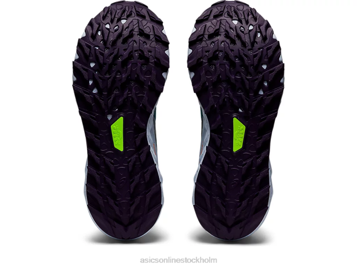 Asics gel-trabuco 10 kvinnor D6D02881 dimmig tall/mjuk himmel