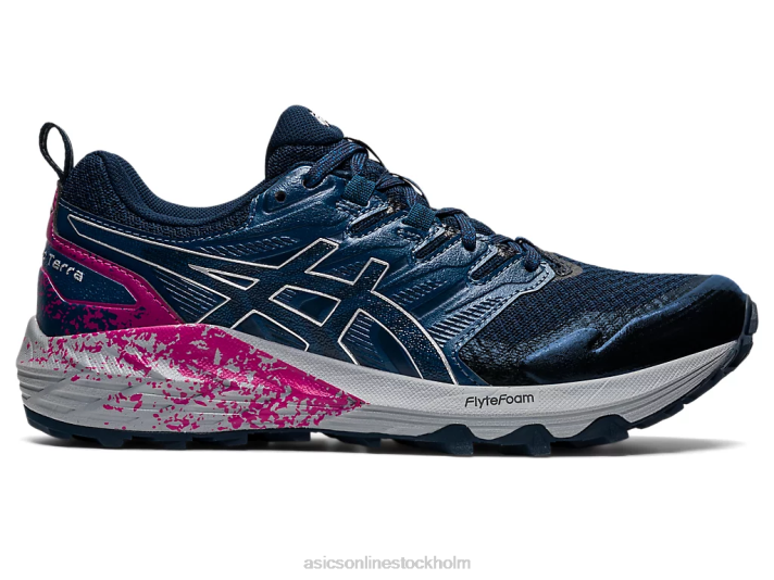 Asics gel-trabuco terra kvinnor D6D03570 fransk blå/rent silver