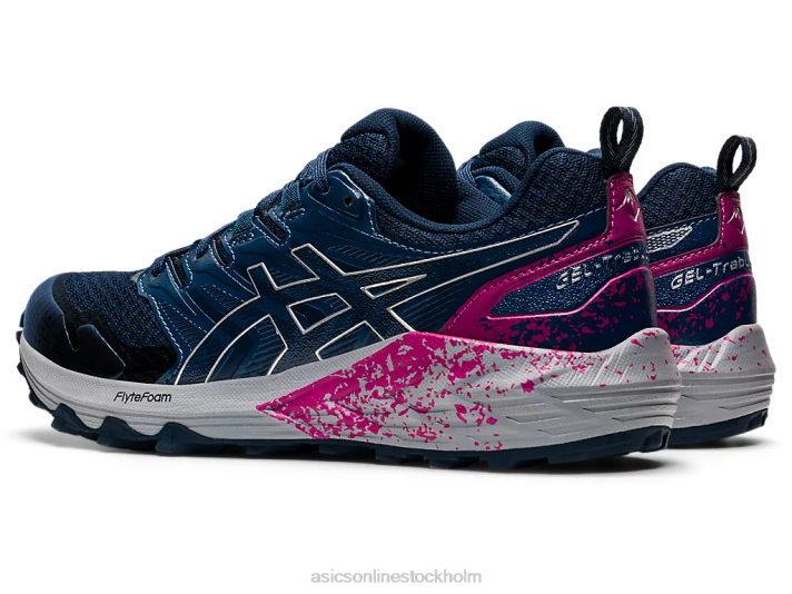 Asics gel-trabuco terra kvinnor D6D03570 fransk blå/rent silver