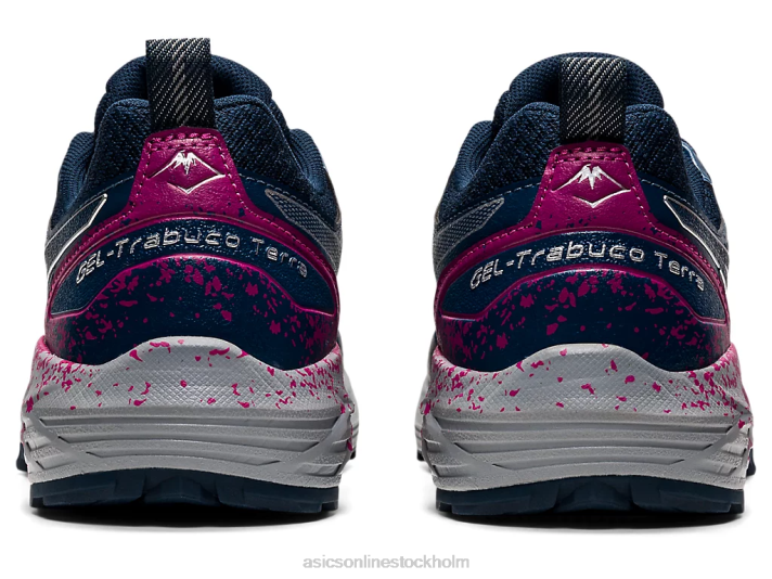 Asics gel-trabuco terra kvinnor D6D03570 fransk blå/rent silver