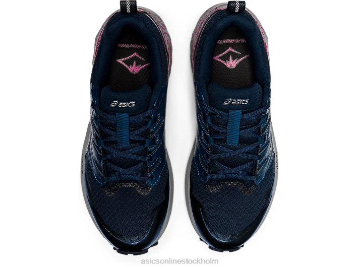 Asics gel-trabuco terra kvinnor D6D03570 fransk blå/rent silver