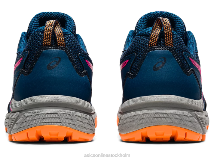 Asics gel-venture 8 bred kvinnor D6D03919 mako blå/rosa glo