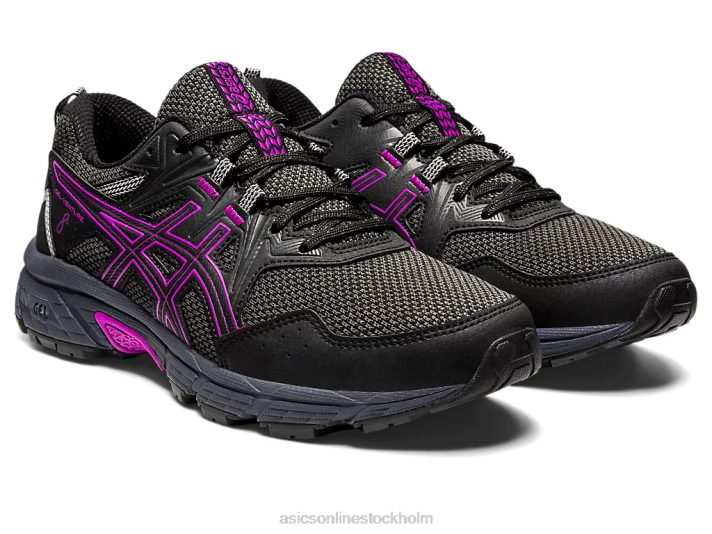 Asics gel-venture 8 kvinnor D6D02710 svart/orkidé
