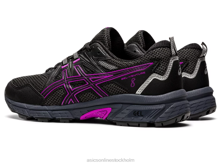 Asics gel-venture 8 kvinnor D6D02710 svart/orkidé