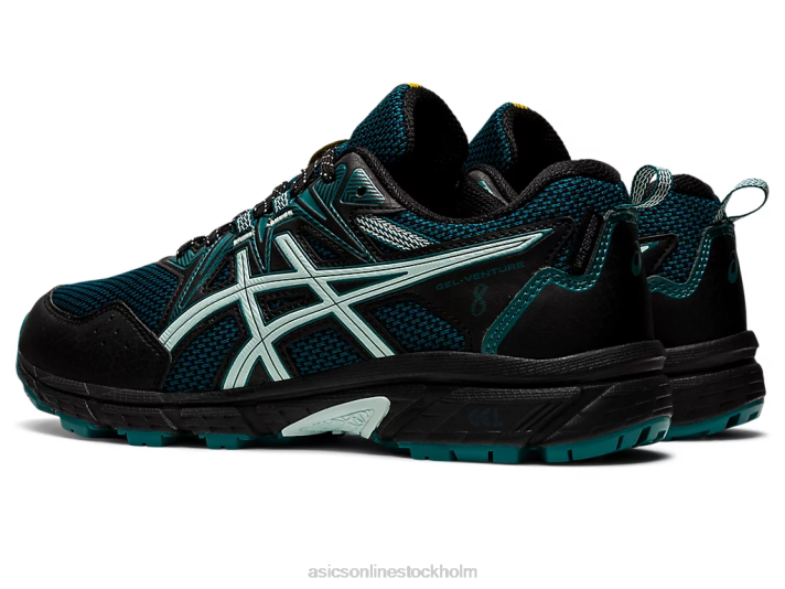 Asics gel-venture 8 kvinnor D6D02948 svart/lugnande hav