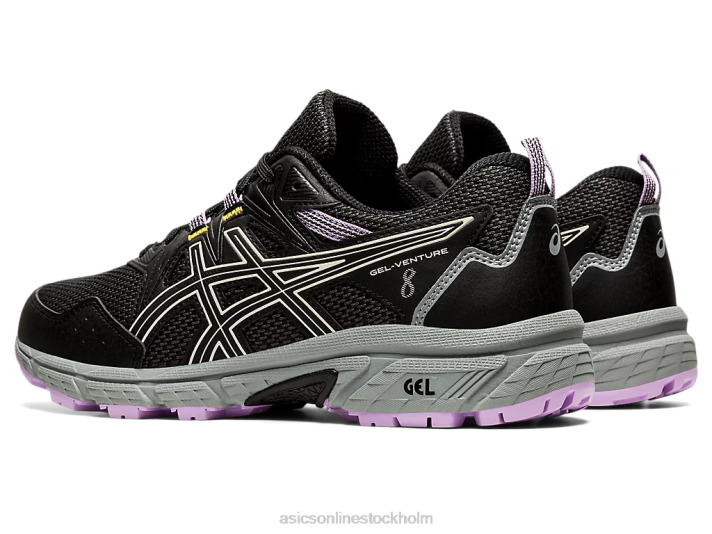 Asics gel-venture 8 kvinnor D6D03443 svart/elfenben