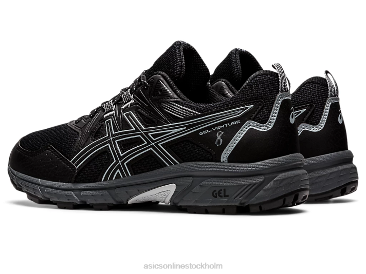 Asics gel-venture 8 kvinnor D6D03475 svart/piemontegrå