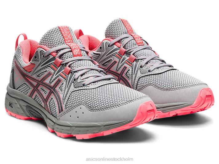 Asics gel-venture 8 kvinnor D6D03611 piemontegrå/flammande korall