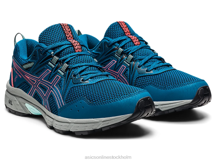 Asics gel-venture 8 kvinnor D6D03612 djuphavskricka/flammande korall