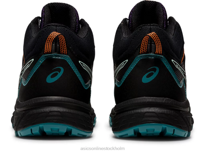 Asics gel-venture 8 mt kvinnor D6D02898 svart/mjuk himmel