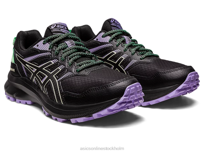 Asics spårscout 2 kvinnor D6D02421 svart/viskgrönt