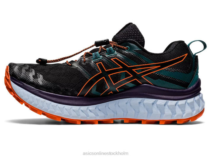 Asics trabuco max kvinnor D6D02882 svart/nova orange