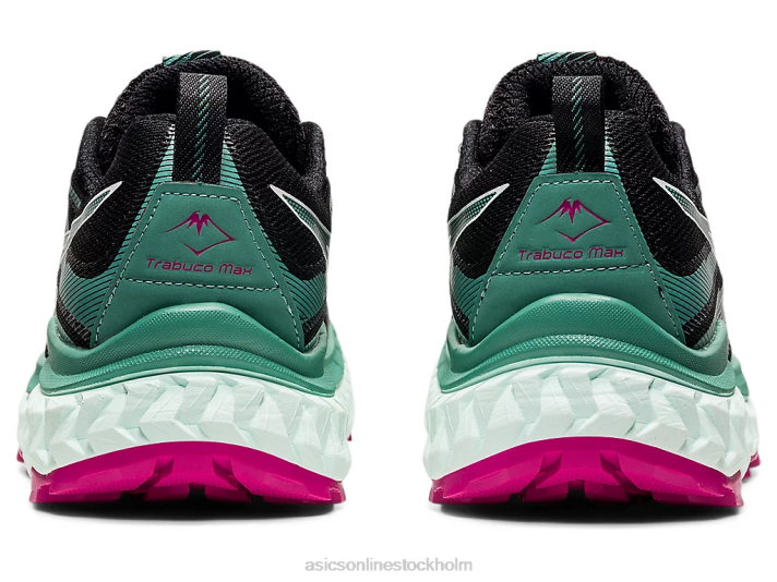 Asics trabuco max kvinnor D6D03461 svart/lugnande hav
