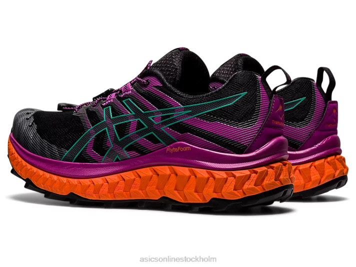 Asics trabuco max kvinnor D6D04069 svart/digital druva