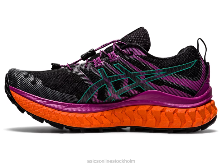 Asics trabuco max kvinnor D6D04069 svart/digital druva