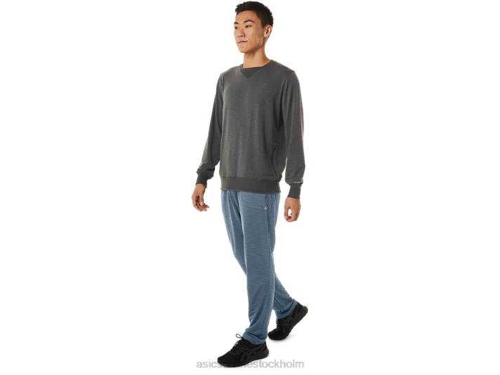 Asics fp byxa män D6D038 stålblå spacedye