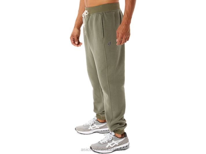 Asics m söndag sana fleece jogger män D6D0868 mantel grön