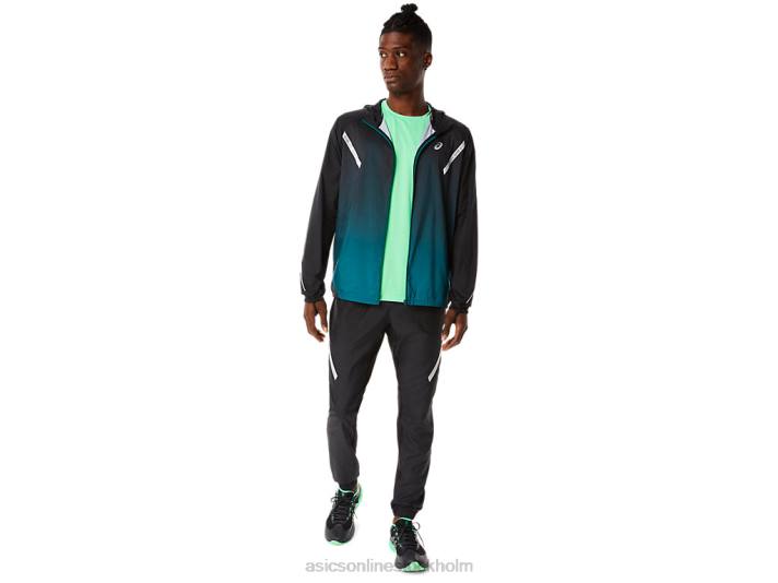 Asics lite-show jacka män D6D0832 prestanda svart/sammetsfuru