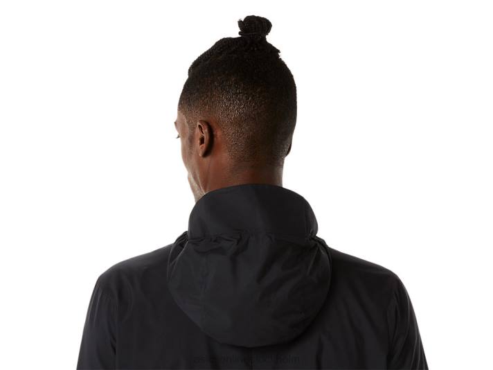 Asics lite-show jacka män D6D0832 prestanda svart/sammetsfuru