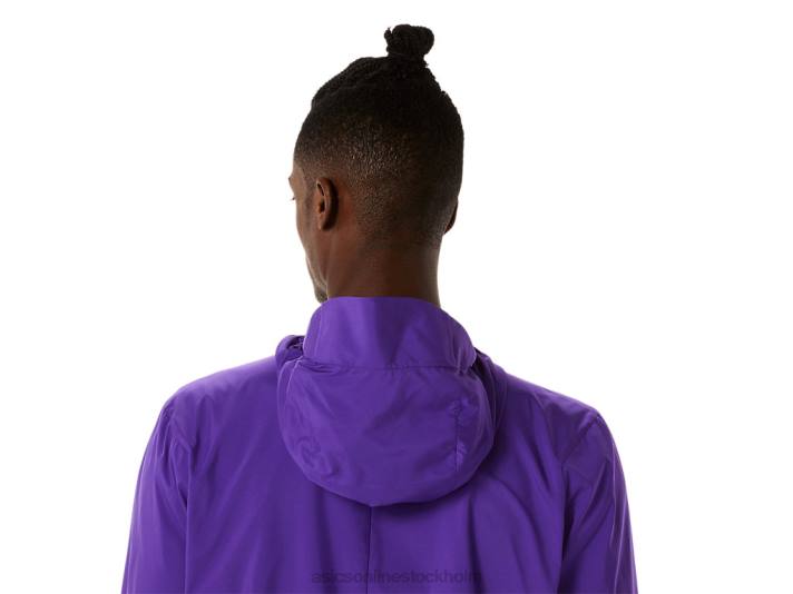 Asics lite-show jacka män D6D0855 druvsylt/performance svart