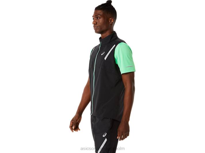 Asics lite-show väst män D6D0884 prestanda svart ljung
