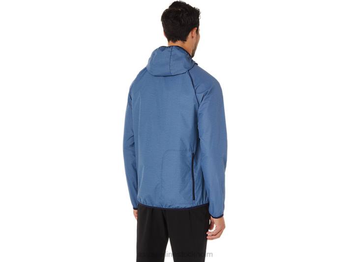 Asics packbar jacka män D6D01829 stormblå ljung/peacoat