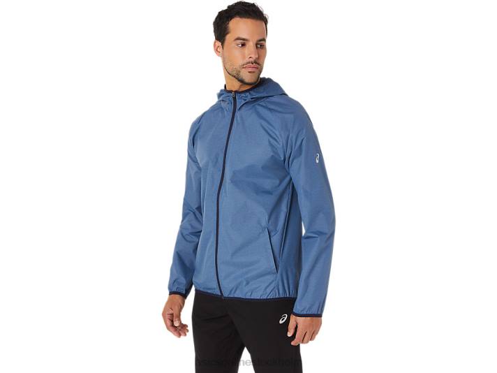 Asics packbar jacka män D6D01829 stormblå ljung/peacoat