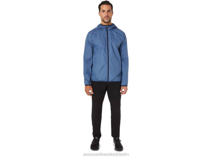 Asics packbar jacka män D6D01829 stormblå ljung/peacoat