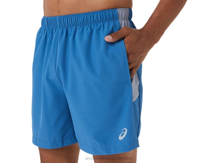 Asics 5in pr lyte kort män D6D01047 azurblå