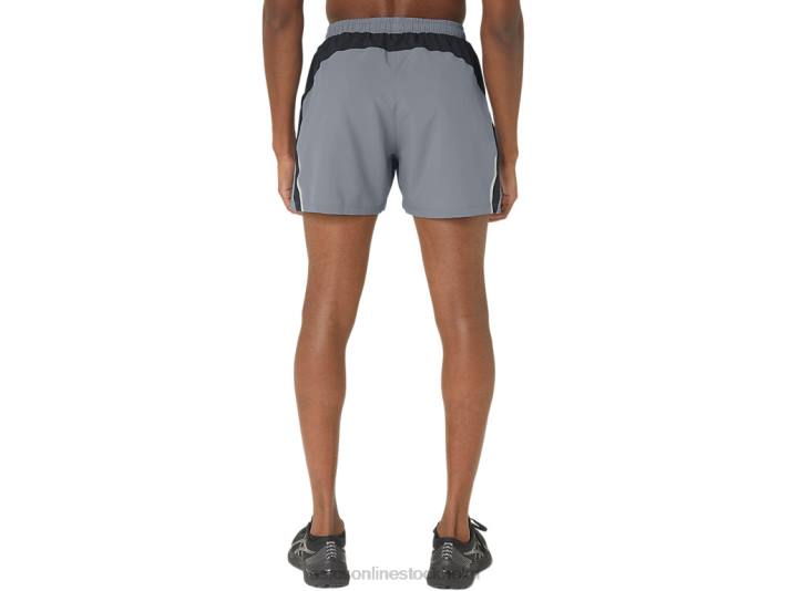 Asics 5in pr lyte short 2.0 män D6D0293 sheet rock/performance svart