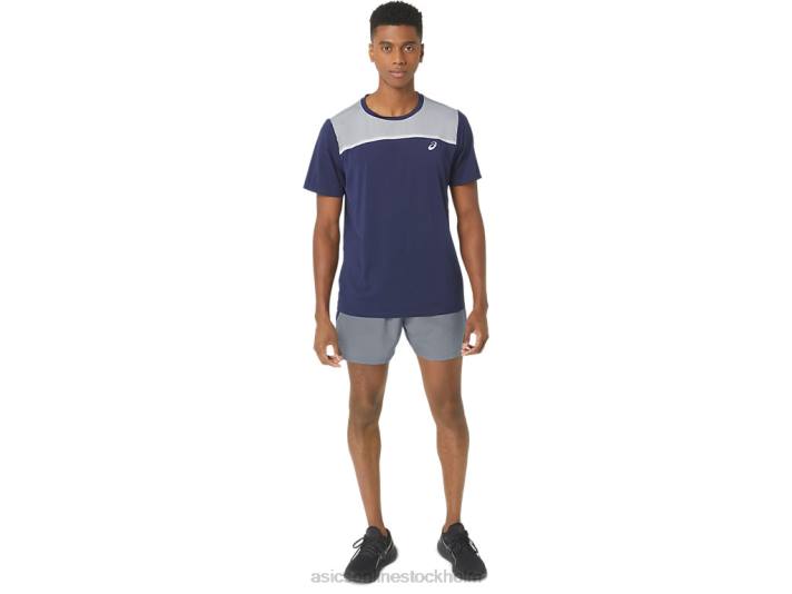 Asics 5in pr lyte short 2.0 män D6D0293 sheet rock/performance svart