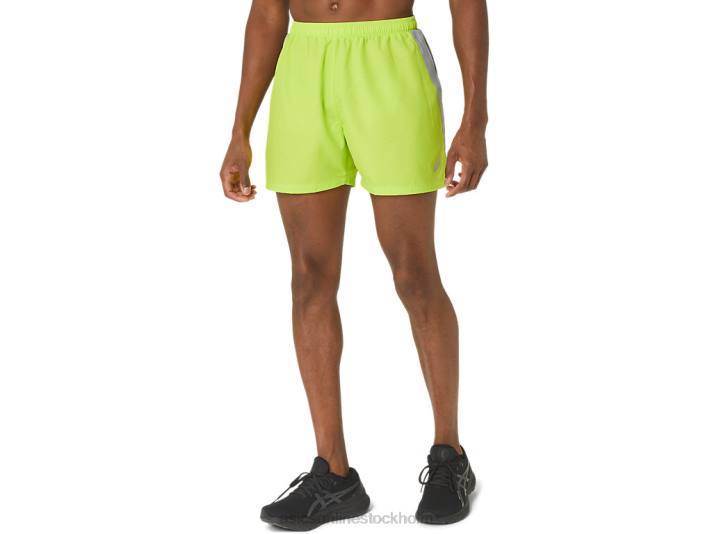 Asics 5in pr lyte short 2.0 män D6D0297 limeskal Nagashi tech