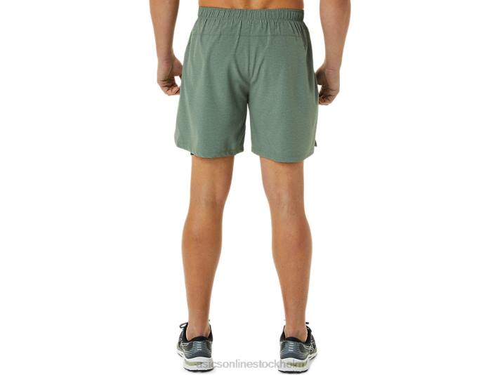 Asics 7 i 2 i 1 kort män D6D01352 lavgrön ljung/fransk blå