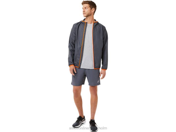 Asics 7 i 2 i 1 kort män D6D01904 bärare grå/performance svart