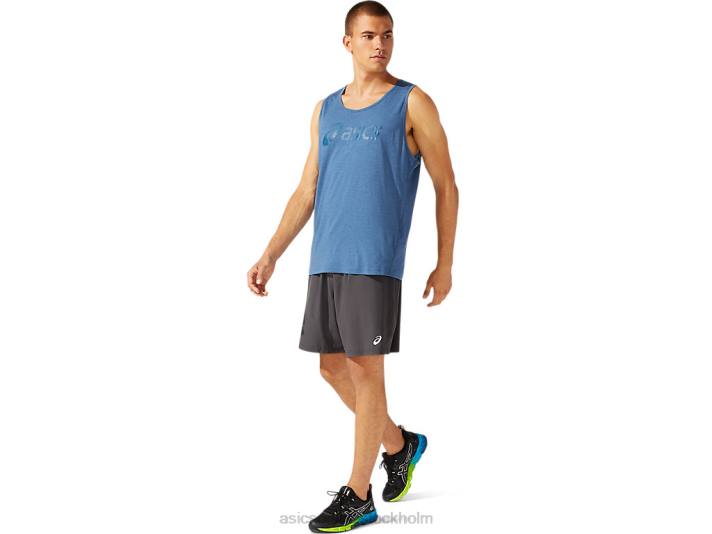 Asics 7 i vävd tågkort män D6D01786 grafitgrå