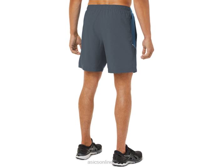 Asics 7in pr lyte kort män D6D01018 metropol/azurblå