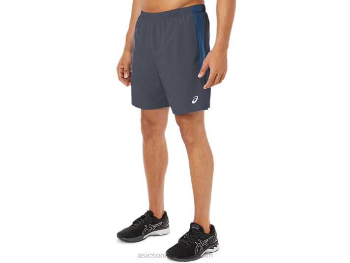 Asics 7in pr lyte kort män D6D01018 metropol/azurblå