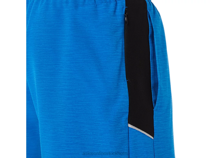 Asics 7in pr lyte kort män D6D01809 elektrisk blå spacedye