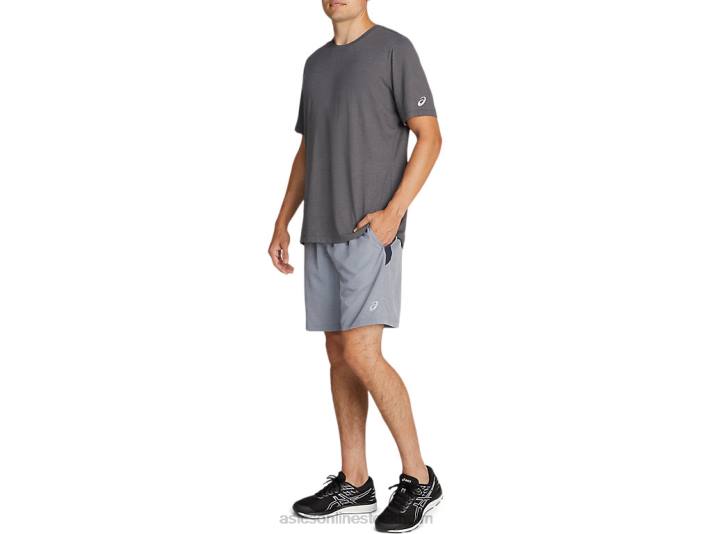 Asics 7in pr lyte kort män D6D02053 sheet rock spacedye tryck/grå