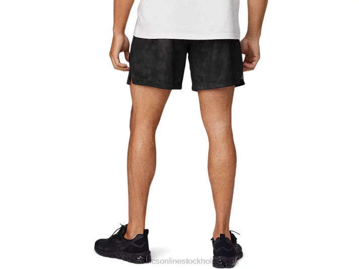 Asics 7in stickad träningshort män D6D01779 prestanda svart