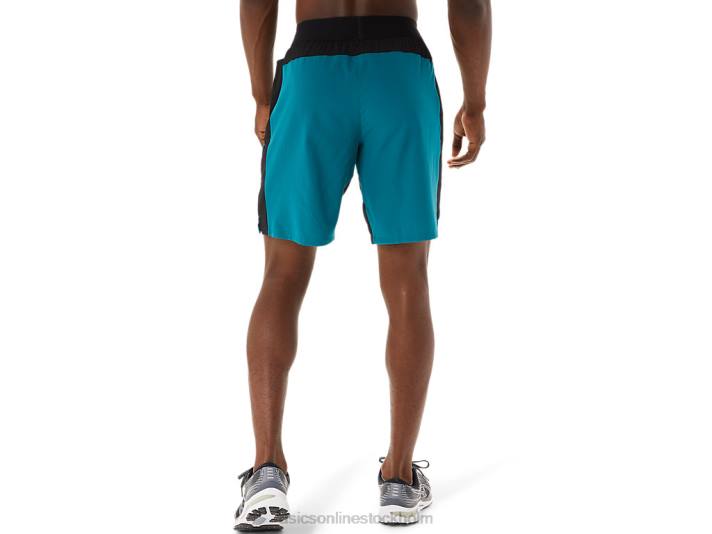 Asics 9-tums mixer kort män D6D01052 sammetsfuru/performance svart