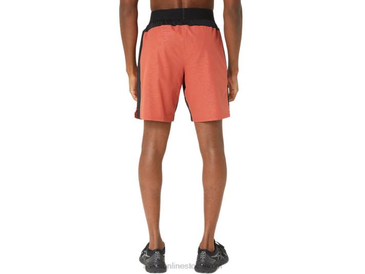 Asics 9-tums mixer kort män D6D0304 krydda latte nagashi tech