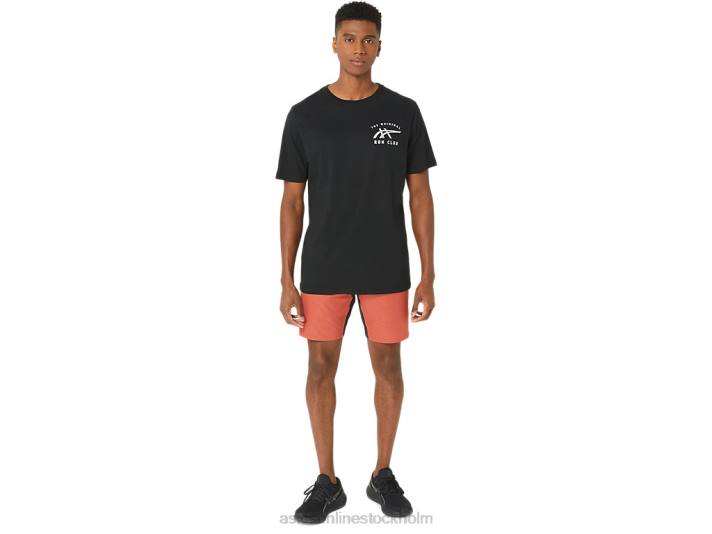 Asics 9-tums mixer kort män D6D0304 krydda latte nagashi tech