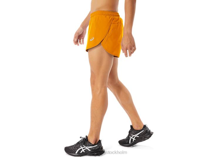 Asics dela kort män D6D01069 bärnsten