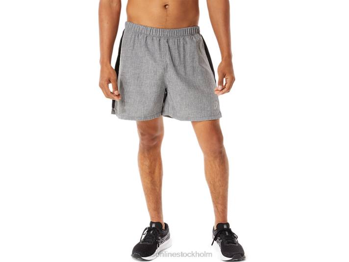 Asics färdigt set 5 kort och gott män D6D0974 mörkgrå ljung/svart