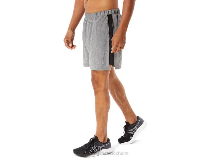 Asics färdigt set 5 kort och gott män D6D0974 mörkgrå ljung/svart