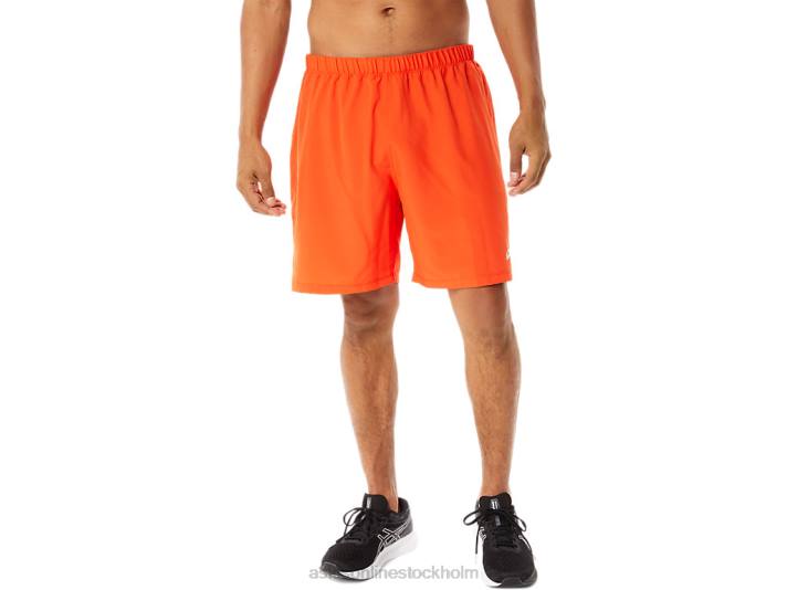 Asics färdigt set 7 i korthet män D6D0938 körsbärstomat