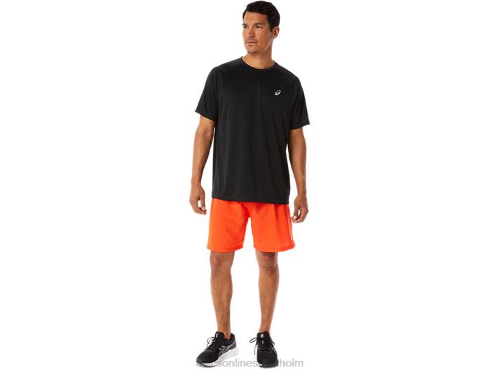 Asics färdigt set 7 i korthet män D6D0938 körsbärstomat