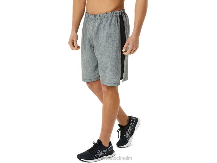 Asics färdigt set 9 i korthet män D6D0921 mörkgrå ljung/svart